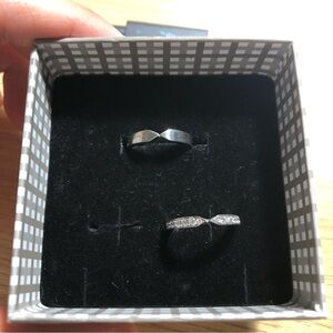 Two Wedding rings (size 5&6)